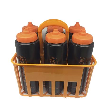 Kit Porta Squeeze Laranja com 6 Squeeze c/ logo preto laranja Rythmoon Menor preço em Kit Porta Squeeze Laranja com 6 Squeeze c/ logo preto laranja Rythmoon