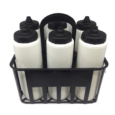 Kit Porta Squeeze Preta com 6 Squeeze s/ logo branco preta Rythmoon Menor preço em Kit Porta Squeeze Preta com 6 Squeeze s/ logo branco preta Rythmoon