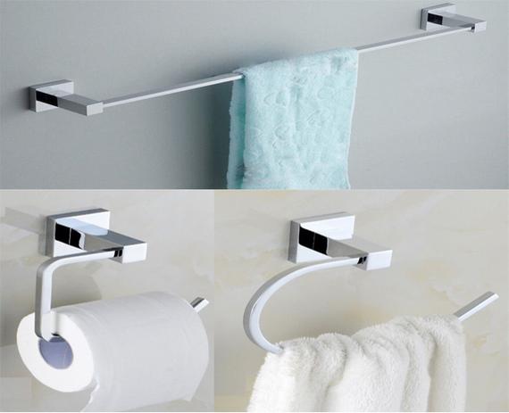 Kit Porta Toalha + Papel Higiênico + Toalheiro - Berlim - VIA ESHOP Menor preço em Kit Porta Toalha + Papel Higiênico + Toalheiro - Berlim - VIA ESHOP