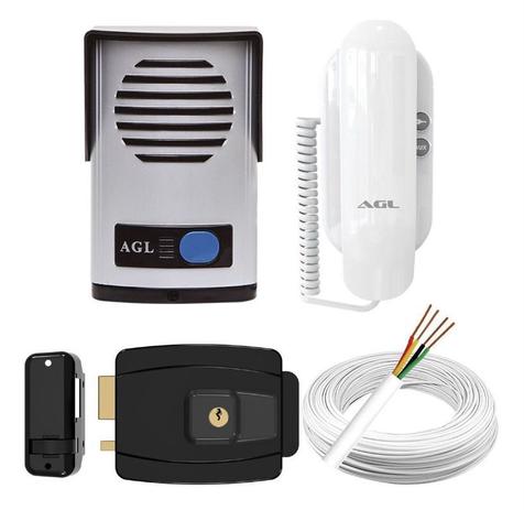 Kit Porteiro Eletrônico Agl P-10S+fechadura Elétrica+ cabo é boa?
