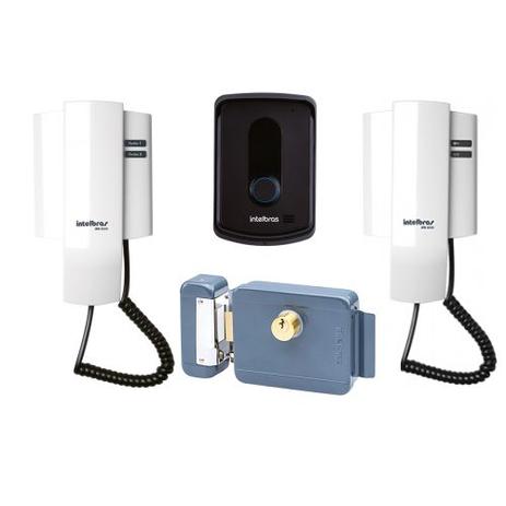 Kit Porteiro Eletrônico IPR 8010 + 1 Extensão + 1 Fechadura FX 2000 Intelbras Menor preço em Kit Porteiro Eletrônico IPR 8010 + 1 Extensão + 1 Fechadura FX 2000 Intelbras