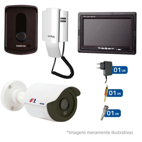 Kit Porteiro Intelbras IPR8010 com 01 Câmeras Infra Bullet e Tela Monitor 7” LCD Colorido Menor preço em Kit Porteiro Intelbras IPR8010 com 01 Câmeras Infra Bullet e Tela Monitor 7” LCD Colorido