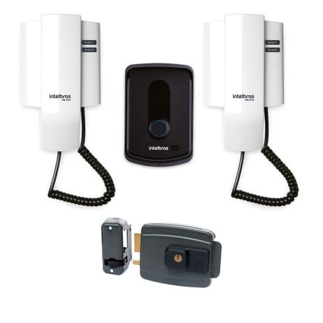 Kit Porteiro Interfone Eletrônico Intelbras IPR 8010 + Modulo interno + Fechadura Elétrica AGL-inha 12V Menor preço em Kit Porteiro Interfone Eletrônico Intelbras IPR 8010 + Modulo interno + Fechadura Elétrica AGL-inha 12V
