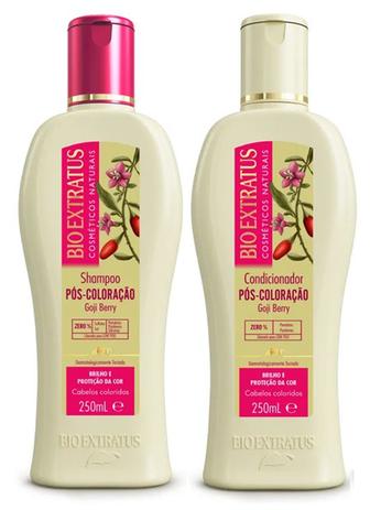 Kit Pós-Coloração Shampoo + Condicionador 250ml - Bio extratus Menor preço em Kit Pós-Coloração Shampoo + Condicionador 250ml - Bio extratus