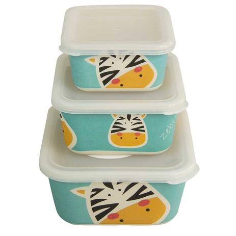 Kit Potes Zebra Eco Girotondo Baby - 3 unidades Menor preço em Kit Potes Zebra Eco Girotondo Baby - 3 unidades