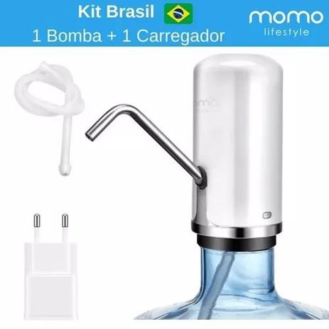 Kit Power - Bebedouro bomba para galão de água Momo Lifestyle - Branco Bom Dia é boa?