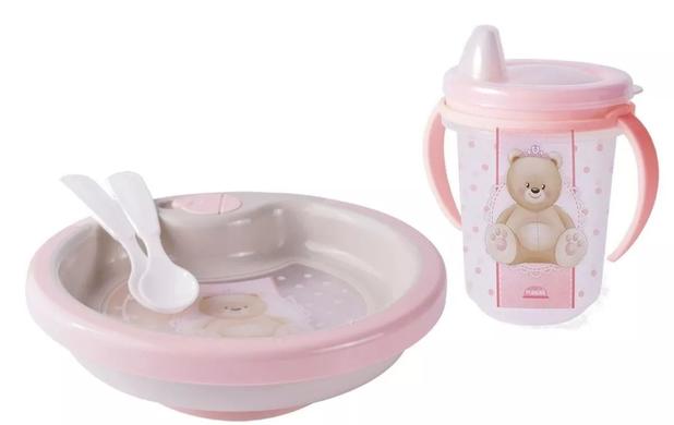 Kit prato termico + copo plasutil ursa rs Menor preço em Kit prato termico + copo plasutil ursa rs