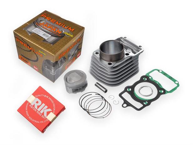 Kit Premium Comp. C/Cilindro Pistao E Junta Kit-A Kmp. Anel Rik Cg 125 02 A 08 Aum.P/ 150Cc - 5.50Mm Menor preço em Kit Premium Comp. C/Cilindro Pistao E Junta Kit-A Kmp. Anel Rik Cg 125 02 A 08 Aum.P/ 150Cc - 5.50Mm