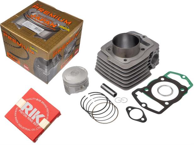 Kit Premium Completo C/Cilindro, Pistao E Junta Kit-A Kmp, Anel Rik Bros 150 /05 Menor preço em Kit Premium Completo C/Cilindro, Pistao E Junta Kit-A Kmp, Anel Rik Bros 150 /05