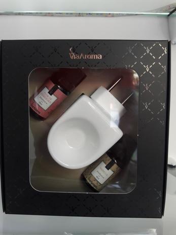 Kit presente - aromatizador eletrico - Via aroma Menor preço em Kit presente - aromatizador eletrico - Via aroma