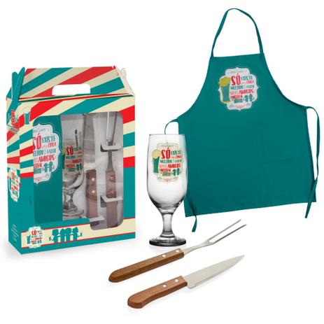 Kit Presente Churrasqueiro Velhos Amigos - Artebel Menor preço em Kit Presente Churrasqueiro Velhos Amigos - Artebel