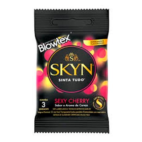 Kit Preservativo Blowtex Skyn Sexy Cherry 3 Unidades Menor preço em Kit Preservativo Blowtex Skyn Sexy Cherry 3 Unidades