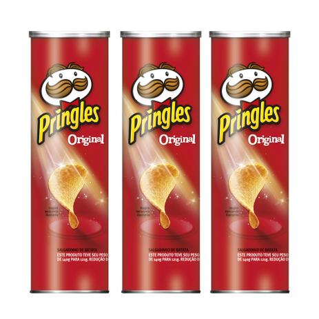 Kit PRINGLES ORIGINAL - 03 x 121G SALG BEL - Globalbev Menor preço em Kit PRINGLES ORIGINAL - 03 x 121G SALG BEL - Globalbev