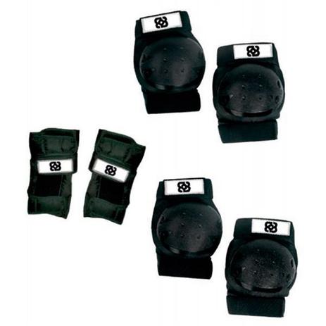 Kit Proteção Bob Burnquist Nylon Plástico Preto Es002 Átrio Menor preço em Kit Proteção Bob Burnquist Nylon Plástico Preto Es002 Átrio