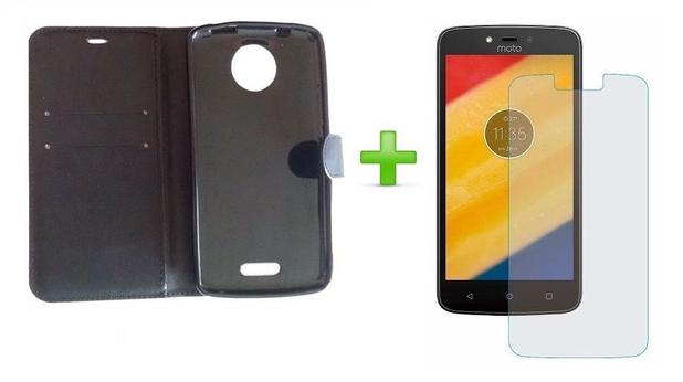 Kit Proteção Capa Carteira Preta e Película de Vidro Temperado - Motorola Moto C Xt1756 1757 Tela 5” é boa?