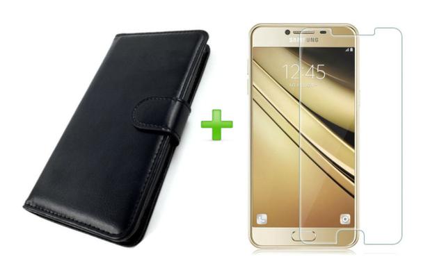 Kit Proteção Capa Carteira Preta e Película Vidro Temperado - Samsung Galaxy A5 2017 SM-A520F 5.2 é boa?