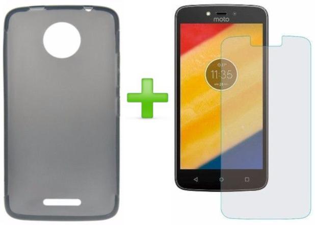 Kit Proteção Capa Case TPU Fumê e Película de Vidro Temperado - Motorola Moto C Plus Xt1726 Tela 5” Menor preço em Kit Proteção Capa Case TPU Fumê e Película de Vidro Temperado - Motorola Moto C Plus Xt1726 Tela 5”