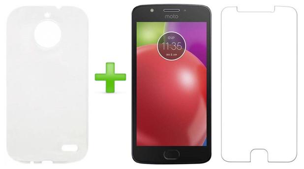 Kit Proteção Capa Case TPU Incolor e Película de Vidro Temperado - Motorola Moto E4 XT1763 Tela 5.0” Menor preço em Kit Proteção Capa Case TPU Incolor e Película de Vidro Temperado - Motorola Moto E4 XT1763 Tela 5.0”
