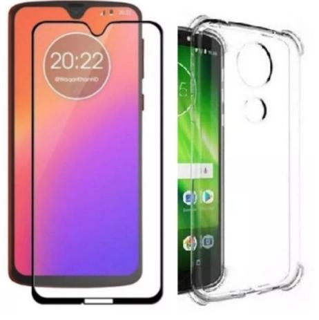 Kit Proteção Para Motorola Moto G7 Plus Película 3d Curva De Vidro  Temperado + Capa Flexível Transpa - Yellow Lens - Kit Capinha e Película  para Celular - Magazine Luiza