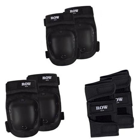 Kit Proteção Row Juvenil Preto - Tamanho M - Mor Menor preço em Kit Proteção Row Juvenil Preto - Tamanho M - Mor