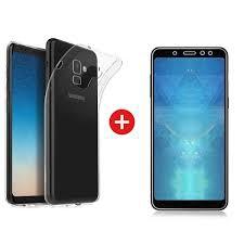 Kit Proteção Samsung Galaxy A8 Capa Em Tpu E Película De Vidro Temperado - Maston Menor preço em Kit Proteção Samsung Galaxy A8 Capa Em Tpu E Película De Vidro Temperado - Maston