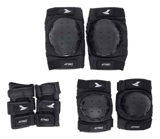 Kit Proteção Skate Atrio ES269 Tamanho Único Preto - Multilaser Menor preço em Kit Proteção Skate Atrio ES269 Tamanho Único Preto - Multilaser