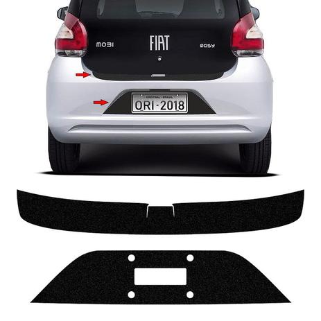 Kit Protetor Do Porta-Malas Mobi 2018 + Fundo De Placa Preto - Sportinox Menor preço em Kit Protetor Do Porta-Malas Mobi 2018 + Fundo De Placa Preto - Sportinox