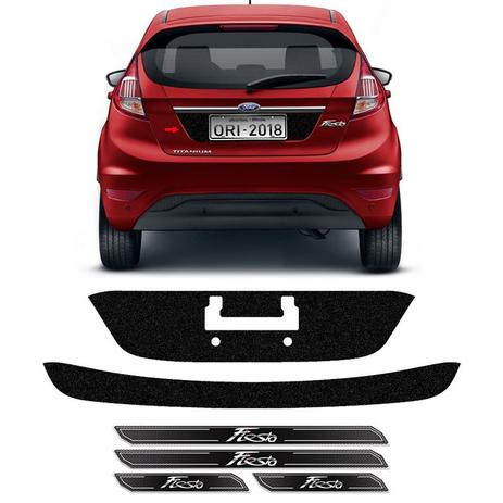 Kit Protetor Porta-Malas New Fiesta 15/18 + Soleira Da Porta - Sportinox Menor preço em Kit Protetor Porta-Malas New Fiesta 15/18 + Soleira Da Porta - Sportinox
