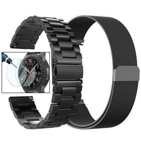 Kit Pulseira Para Gear S3 Frontier S3 Classic Milanese Loop Valkit com Pelicula Galaxy Watch - X-doria Menor preço em Kit Pulseira Para Gear S3 Frontier S3 Classic Milanese Loop Valkit com Pelicula Galaxy Watch - X-doria