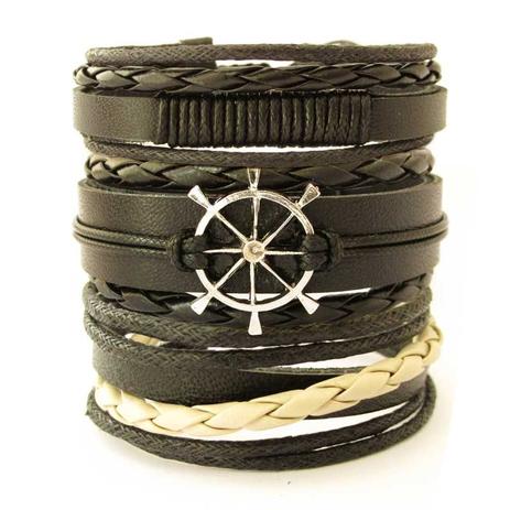 Kit Pulseiras Masculinas Preta Timão - Youser acessórios é boa?