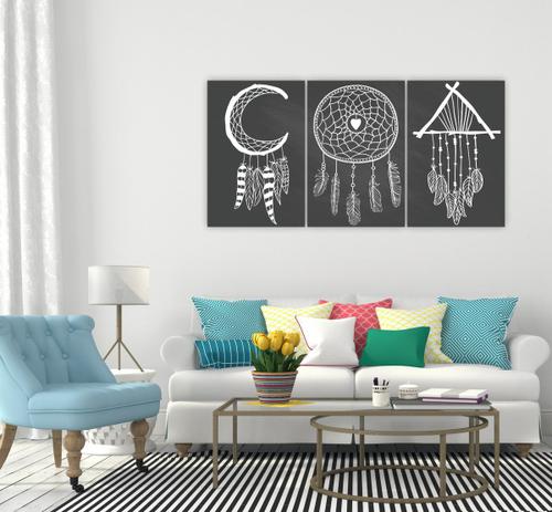 KIT - QUADRO DECORATIVO -FIL17- 40x60cm - Dhb Menor preço em KIT - QUADRO DECORATIVO -FIL17- 40x60cm - Dhb