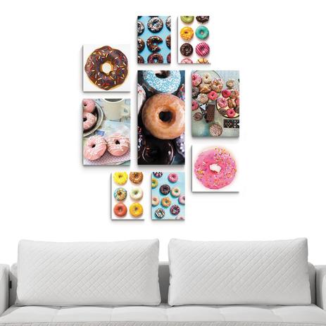 Kit Quadros 9 Placas Decorativas rosquinhas café da mannhã - Rcs decorações Menor preço em Kit Quadros 9 Placas Decorativas rosquinhas café da mannhã - Rcs decorações