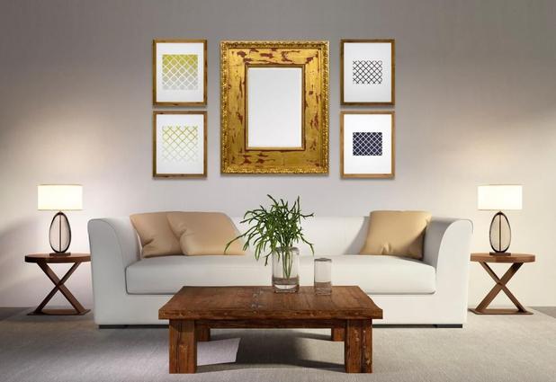 Kit Quadros Decorativos Étnicos e Espelho Rústico Dourado Kit com 4 Quadros Decorativos e 1 Espelho - Decore pronto Menor preço em Kit Quadros Decorativos Étnicos e Espelho Rústico Dourado Kit com 4 Quadros Decorativos e 1 Espelho - Decore pronto