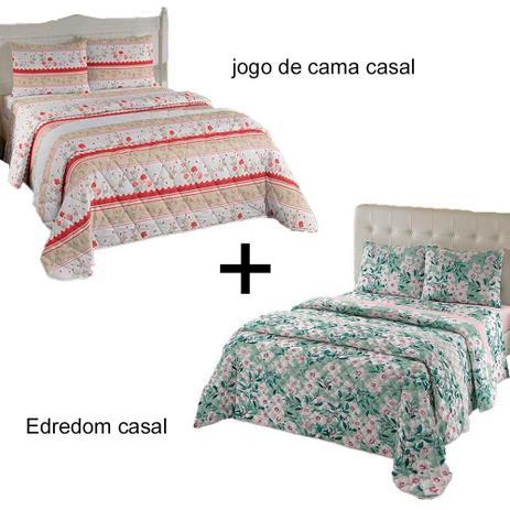 Kit Quarto Casal Edredom + Jogo de Cama - Lepper Menor preço em Kit Quarto Casal Edredom + Jogo de Cama - Lepper