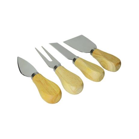 Kit Queijo 4 Pcs - Vetro Menor preço em Kit Queijo 4 Pcs - Vetro