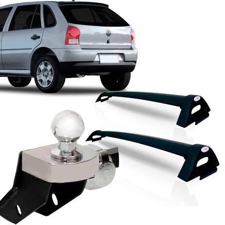 Kit Rack Teto Gol G3 G4 G5 + Engate Fixo - Gedeval Menor preço em Kit Rack Teto Gol G3 G4 G5 + Engate Fixo - Gedeval