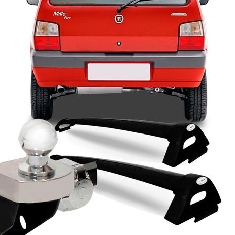Kit Rack Teto Uno 2004 A 2010 Alumínio + Engate Fixo - Gedeval Menor preço em Kit Rack Teto Uno 2004 A 2010 Alumínio + Engate Fixo - Gedeval