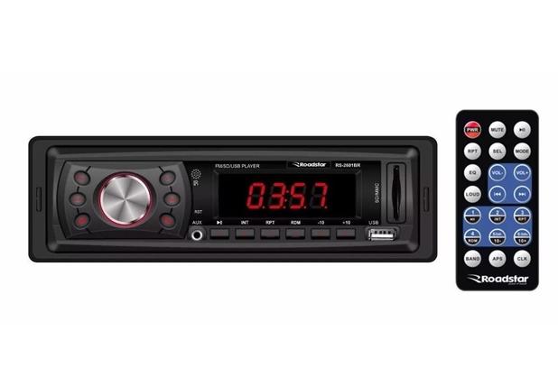 Kit Radio Automotivo Mp3 Player Rs2601br Usb Sd Fm + Par de Alto falante 6,5” Roadstar Menor preço em Kit Radio Automotivo Mp3 Player Rs2601br Usb Sd Fm + Par de Alto falante 6,5” Roadstar