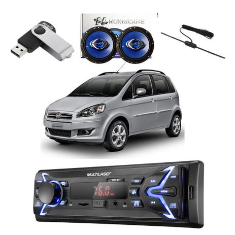 Kit Radio com alto falante pendrive e antena Idea - Multilaser Menor preço em Kit Radio com alto falante pendrive e antena Idea - Multilaser