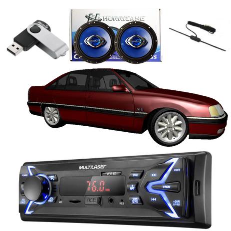 Kit Radio com alto falante pendrive e antena Omega - Multilaser Menor preço em Kit Radio com alto falante pendrive e antena Omega - Multilaser