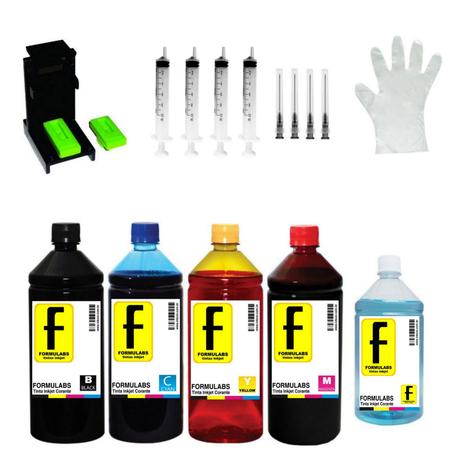 Kit Recarga De Cartuchos 650ml de Tinta 662 664 122 74 60 21 - Formulabs Menor preço em Kit Recarga De Cartuchos 650ml de Tinta 662 664 122 74 60 21 - Formulabs