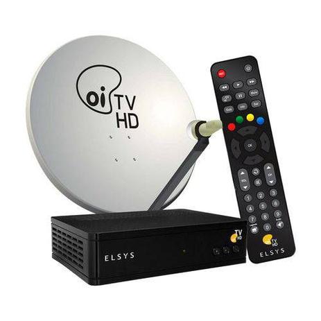 Kit Receptor E Antena 60Cm Elsys Oi Tv Livre Hd Lnbf E Cabo Menor preço em Kit Receptor E Antena 60Cm Elsys Oi Tv Livre Hd Lnbf E Cabo