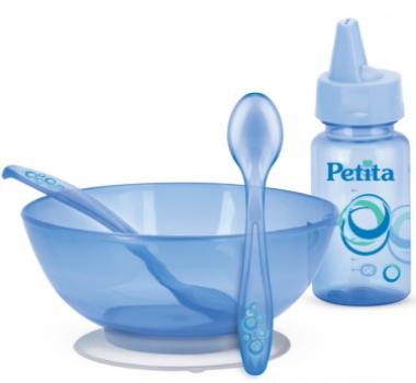 Kit refeicao bebes petita azul Menor preço em Kit refeicao bebes petita azul