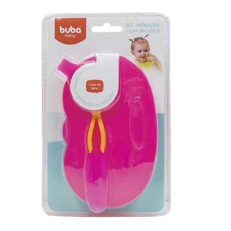 Kit Refeição com Divisória e Colher Rosa Buba é ruim? Kit Refeição com Divisória e Colher Rosa Buba é boa?