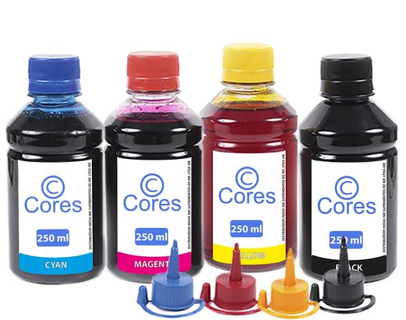 Kit Refil 4 Tintas para Canon GI-190 250ml - Cores Menor preço em Kit Refil 4 Tintas para Canon GI-190 250ml - Cores