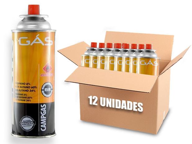 Kit Refil De Gas Campgas Para Fogareiros E Macaricos Nautika 12 Unidades é boa?