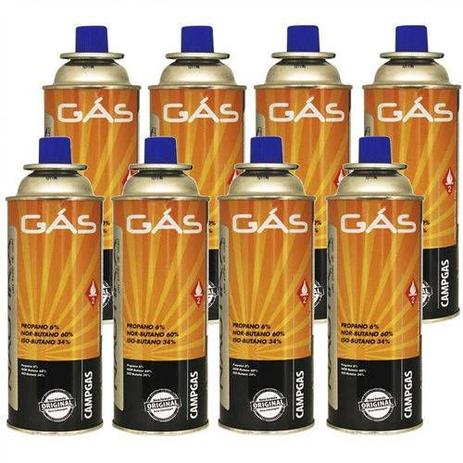 Kit Refil De Gas Campgas Para Fogareiros E Macaricos Nautika 8 Unidades Menor preço em Kit Refil De Gas Campgas Para Fogareiros E Macaricos Nautika 8 Unidades
