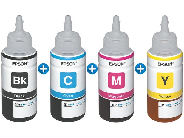 Kit Refil de Tinta Epson 4 Unidades - Preto + Amarelo + Ciano + Magenta é boa?