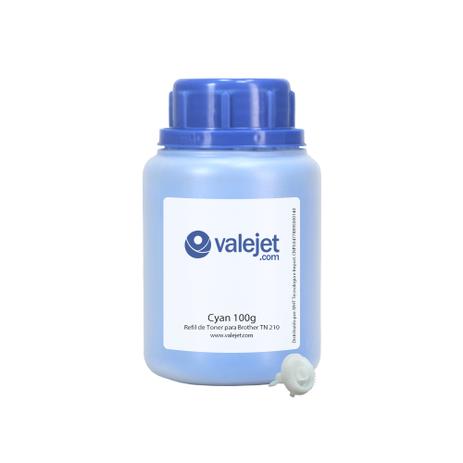 Kit Refil de Toner Brother TN 210 TN 230 Cyan 100g + Engrenagem - Valejet Menor preço em Kit Refil de Toner Brother TN 210 TN 230 Cyan 100g + Engrenagem - Valejet