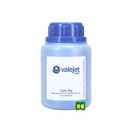 Kit Refil de Toner e Chip para HP CB541A CP1215 CP1515 Cyan 45g - Valejet é ruim? Kit Refil de Toner e Chip para HP CB541A CP1215 CP1515 Cyan 45g - Valejet é boa?